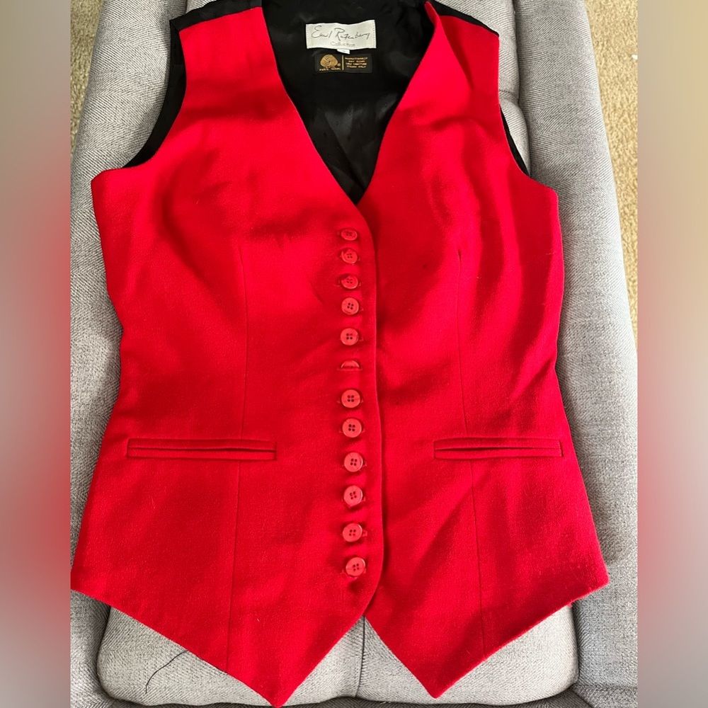Earl Rutenberg vintage vest. Button down. See pictures for wear and sizing